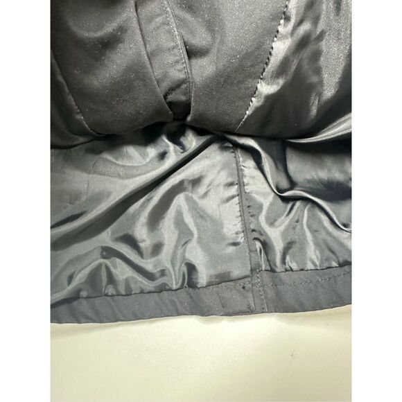 Guess Military Coat Jacket Men’s Button Up Field Black Size S Lined - Picture 8 of 15